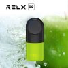 Relx Infinity Cartuchos De Cápsulas De Repuesto 650 Hojaldre # Crujiente-verde
