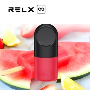 Relx Infinity Cartuchos De Cápsulas De Repuesto # Rojo Fresco 650 Hojaldre 3%
