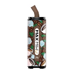 Max Miwu Coke Tin Cigarros Electrónicos Desechables # Raw-coco-latte 3600 Hojaldre