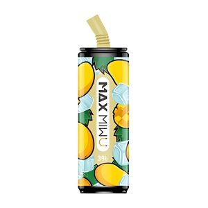 Max Miwu Coke Tin Cigarros Electrónicos Desechables 3600 Hojaldre #mango-hielo 600mah