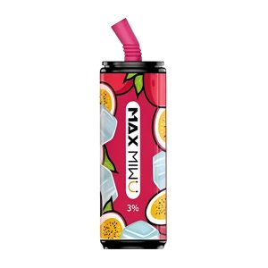 Max Miwu Coke Tin Cigarros Electrónicos Desechables # Maracuyá-helado 3600 Hojaldre
