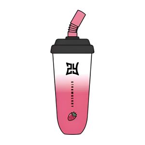 Zhuiyun Mini Cup Cigarros Electrónicos Desechables # Fresa 6800 Hojaldre