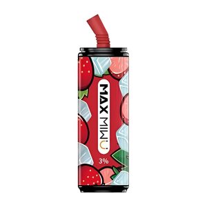 Max Miwu Coke Tin Cigarros Electrónicos Desechables 3600 Hojaldre #vitalidad-fresa 3%