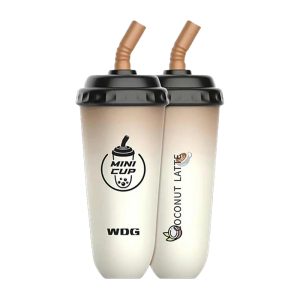 WDG Mini Cup Vape Desechable 5000 Puffs # Latte De Coco