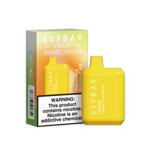 ELF BAR LB5000 Disposable 5000 bocanadas Pineapple Coconut Ice 650mAh