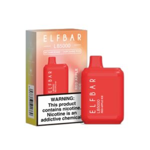 ELF BAR LB5000 Disposable 5000 bocanadas Red Apple Ice 14ml