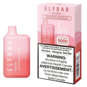 ELF BAR BC5000 Disposable 5000 bocanadas Strawberry Dream