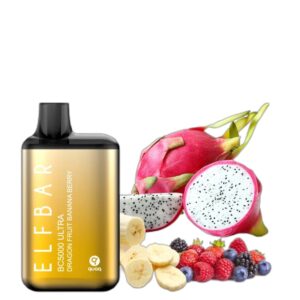 ELF BAR BC5000 Ultra Disposable Dragon Fruit Banana Berry 5000 bocanadas