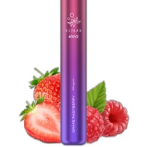ELF BAR 600V2 Disposable 600 bocanadas Grape Raspberry