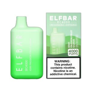 ELF BAR BC4000 Disposable Kiwi Passion Fruit Guava 4000 bocanadas