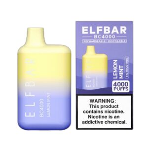 ELF BAR BC4000 Disposable Lemon Mint 4000 bocanadas 650mAh
