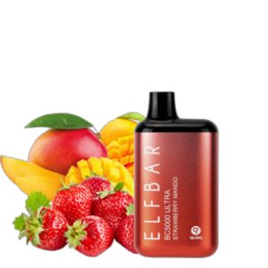 ELF BAR BC5000 Ultra Disposable Strawberry Mango 5000 bocanadas 650mAh