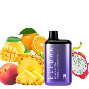 ELF BAR BC5000 Ultra Disposable Tropical Rainbow Blast 5000 bocanadas 13ml